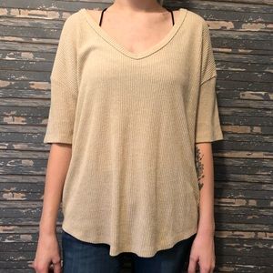 (A new day)tan/nude color shirt